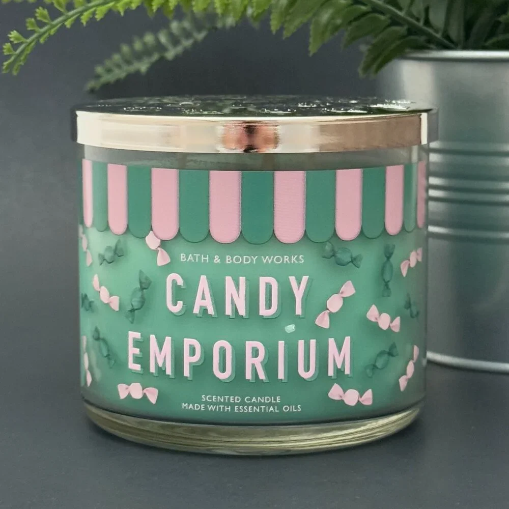 BBW Candy Emporium Bath & Body Works 3 Wick Candle - Picture 1 of 10